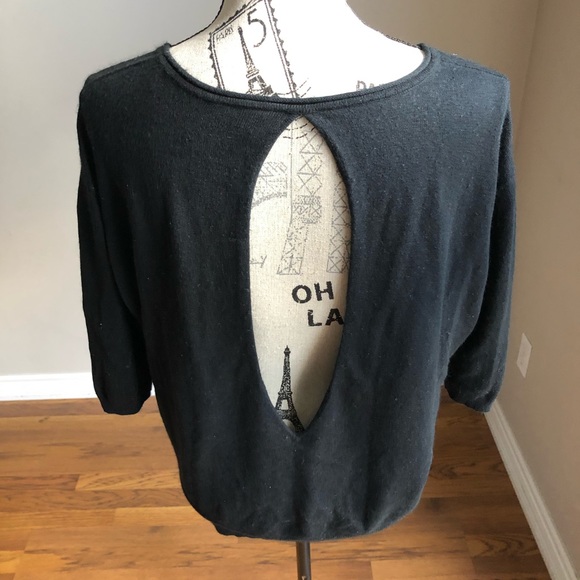 Aritzia Wilfred Silk Cashmere keyhole sweater M - Picture 5 of 8